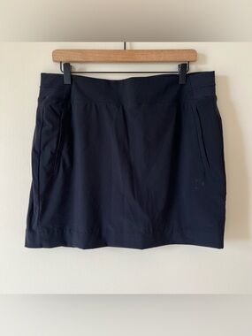 Athleta Brooklyn Skort 16” Women's Size 14 Lined 305514 Black